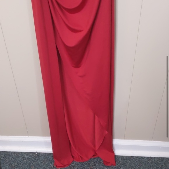 Hello Molly Cow Neck Red Maxi Dress - Picture 3 of 6